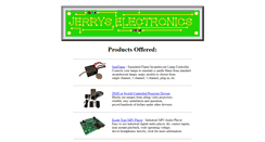 Desktop Screenshot of jerryselectronics.com
